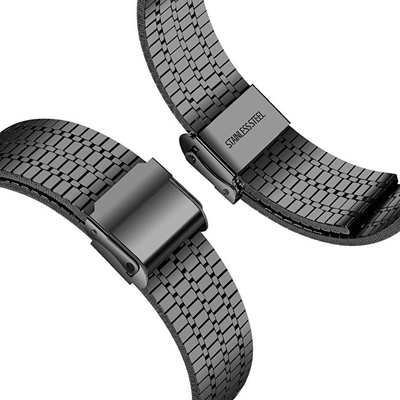 Rrip për orë 4wrist Milanese Loop 42/44/45/49 mm, e zezë