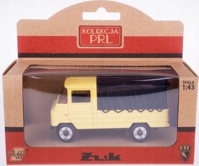 Maket makine Daffi PRL Collection Żuk, shkalla 1:43, i verdhë