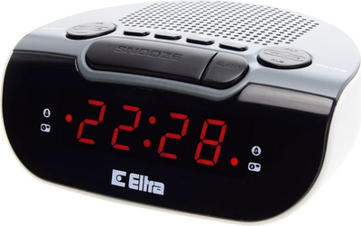 Radio-orë Eltra ZEBU 06PLL, digjitale, gri me të bardhë