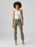 Mbathje Vero Moda VMIVY Skinny Fit 10291832 Ivy Green