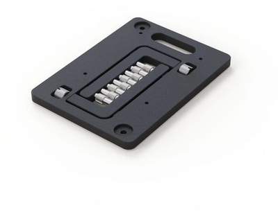 Benchtable Streacom BC1 V2 Mini, екструдиран алуминиум, Mini ITX, црн