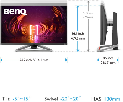 Monitor BenQ Mobiuz EX2710S, LED, 27"