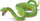 Figurinë gjarpër Collecta Green Python, lodër për kalamajt, jeshile