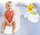 Potë fëmijësh Jamara My Little Toilet Chick, me tingull shpëlarjeje, me dritë LED, e bardhë