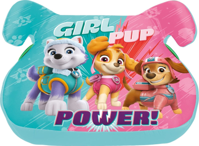 Ndenjëse makine Paw Patrol I-Size, booster 125-150 cm, rozë edhe mente