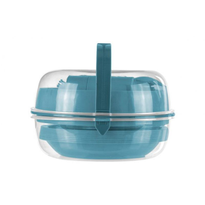 Set kampingu Curver 262887, 33 pjesë, plastike, blu