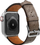 Rrip ore Hurtel për Apple Watch, lëkurë, 38 40 41mm, kafe e errët