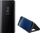 Mbështjellës Clear View për Xiaomi Mi 10 / Mi 10 Pro, kapak palos, bëhet stand, i zi