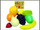 Set lodrash Hipo Fruit, 9 copa, për kalamaj 3 vjeç, me shumë ngjyra