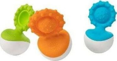 Lodër sensorike Fat Brain Toys Stand Up Figure FA217-2, portokalli