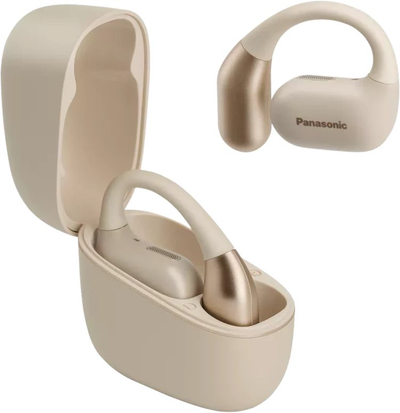 Kufje open ear Panasonic RB-F10, Bluetooth, me ulje zhurme, të zeza