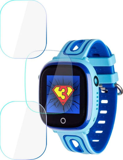 Folie mbrojtëse ekrani 3MK Watch Protection, për Garett Kids Happy, set 3 copë, transparente