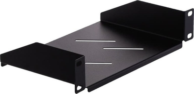 Rafth për kabinet RACK Stalflex E-RSF10-1U-150B, 10", thellësi 150 mm, i zi