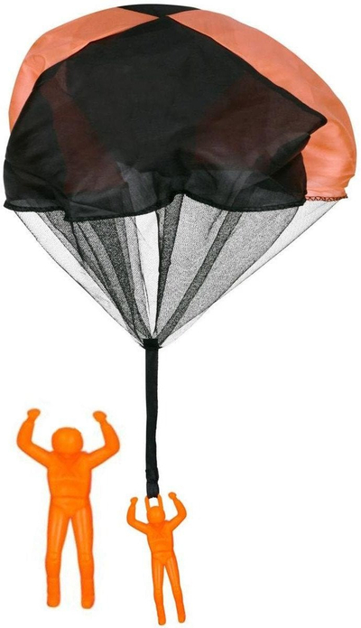 Lodër parashutist fluturues Eddy Toys, 50cm, plastike, portokalli