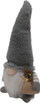 Figurë dekorative Krishtlindjesh Koopman Gnome, LED, 38cm, gri