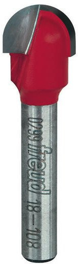 Фреза за дрво Freud Round Nose Bit F03FR01594, дијаметар 12mm, 2 сечила, црвена