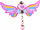 Shkop magjik me flluska sapuni Magic Wand Princess Fairy, me drita dhe muzikë, plastike, shumëngjyrësh