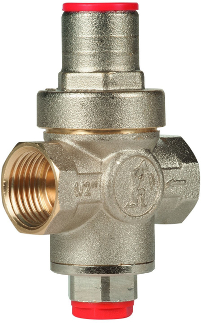 Valvulë reduktuese presioni Giacomini R153C, 3/4", me piston, e kuqe