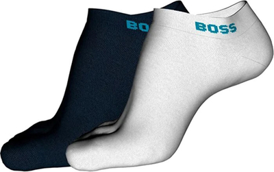 Çorape për meshkuj Hugo Boss, 2 palë, të kaltra/ të bardha