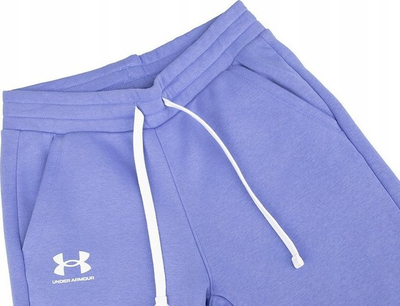 Pantallona treningu Under Armour Rival Fleece W 1356416, për goca, me mansheta, lejla