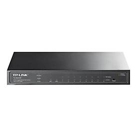 Мрежен свич TP-Link Omada JetStream TL-SG1210P, 10 гигабитни порти, 8 PoE+ порти, црн