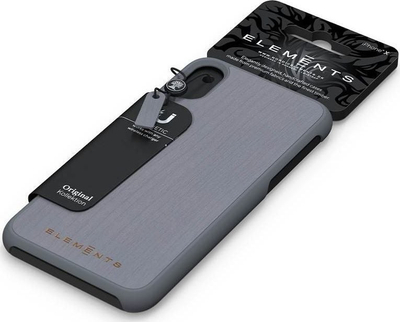 Futrollë telefoni Nordic Elements Original Gefion për iPhone Xr, dru panje, gri