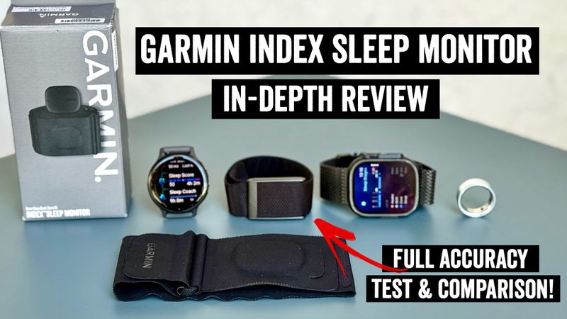 Monitor gjumi Garmin Index Sleep Monitor, madhësia S M, lidhje me aplikacion Garmin, i zi