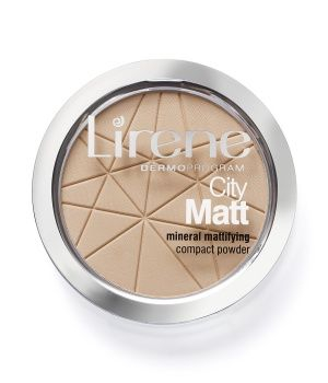 Pudër Lirene City Matt, 02 Natural, 9 g
