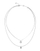 Qafore për femra Guess 4G Crush Steel Double Necklace JUBN04159JWRHT/U, e argjendtë