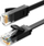 Kabllo rrjeti Ugreen Flat, RJ45 Ethernet Cat.6 UTP, 2m, e zezë