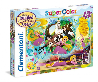 Puzzle Clementoni Princess Rapunzel, 104 elemente