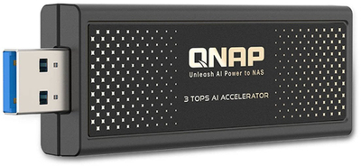 Kartë grafike QNAP QNA-GPU, USB 3.2 Gen 1, për NAS dhe PC, e zezë