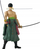 Figurë aksioni BANDAI Anime Heroes One Piece Roronoa Zoro, 17 cm, me 3 shpata, shumëngjyrëshe