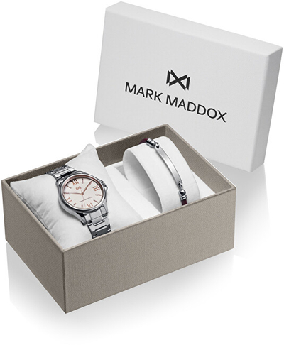 Set aksesorë Mark Maddox MM7145, orë dore + byzylyk
