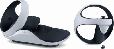 Stacion karikimi Sony për kontrollues PS VR2 Sense, snap on, i bardhë