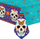 Mbulesë tavoline Amscan Day of the Dead Skull Halloween, 120 x 180 cm, shumëngjyrëshe