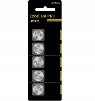 Bateri litiumi EasyTouch Excellent Pro CR2016, 3 V, set me 5 copë