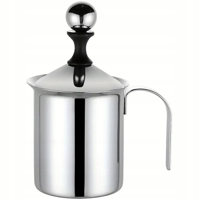 Shkumues qumështi Brunbeste BB-2217, 800 ml, çelik inox, argjent