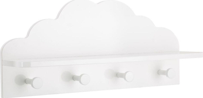 Varesë muri Atmosphera White Cloud, me raft, e bardhë