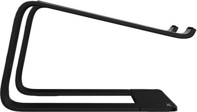 Qëndrim laptopi Crong prej alumini, ergonomik, i zi