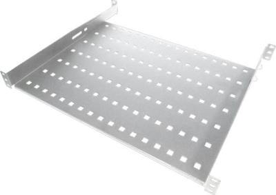Raft fikse për kabinet rrjeti ALANTEC SA-P-19-1U-650-4-S-01, 19", 1U 650mm, gri