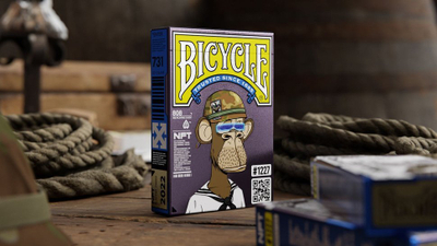Letra loje Bicycle Bored Ape Collector's Deck, edicion koleksionist, dizajn me ilustrime, shumngjyrëshe