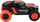 Makina me pult Leantoys Off-Road, R/C 1:24, goma gome, portokalli