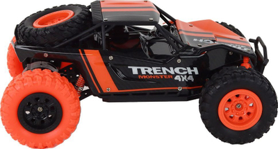 Makina me pult Leantoys Off-Road, R/C 1:24, goma gome, portokalli