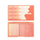 Paletë për bronzim dhe konturim MakeUp Revolution Peach 11.2 g, woman