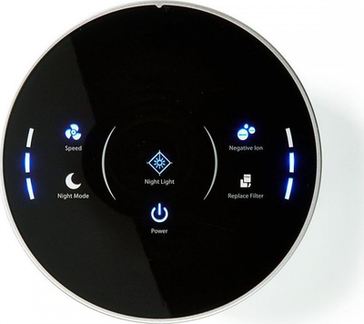 Purifikues ajri Saturn ST-AP001, 35W, filtër HEPA, për dhoma deri 20 m², i bardhë e zi