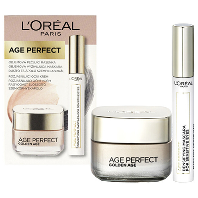Set kujdesi për sykrem për sy 15 ml + maskarë 7.4 ml L´Oréal Paris Age Perfect Duo Packs