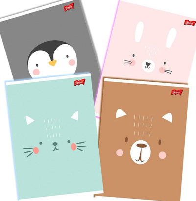 Set fletore St. Majewski Cute Face, A5, 32 faqe me vija, shumëngjyrëshe