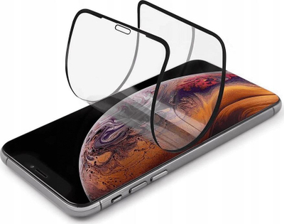 Xham mbrojtës keramik për Samsung Galaxy A21s, 9D, që e mbulon krejt ekranin, i zi