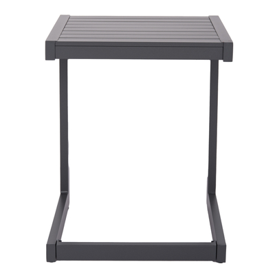 Tavolinë anësore plazhi Home Markt Belling HM6274.03, alumin, 42x43x53cm, gri e errët